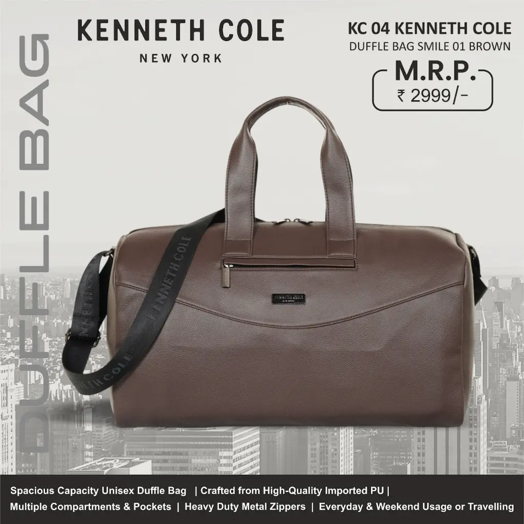 KC 04 Smile Duffle Bag Brown.webp