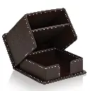 Leather Pen Stand 4 Brown-2.webp