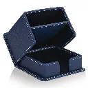 Leather Pen Stand 3 Blue-2.webp