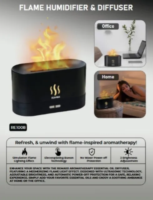 [RMX 21] FLAME HUMIDIFIER & DIFFUSER