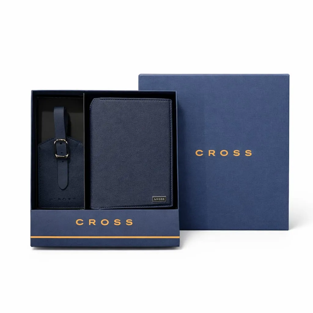 RIONTIN-CR PU LUGGAGE TAG-NAVY