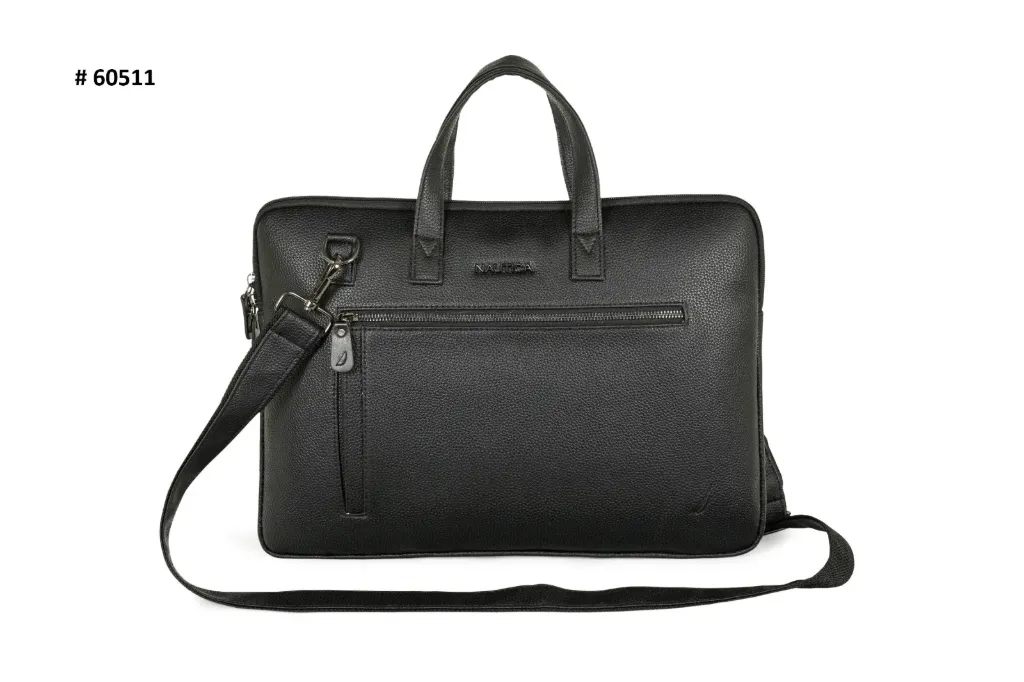 [NA32] NAUTICA Harbor Laptop Bag- Black #60511
