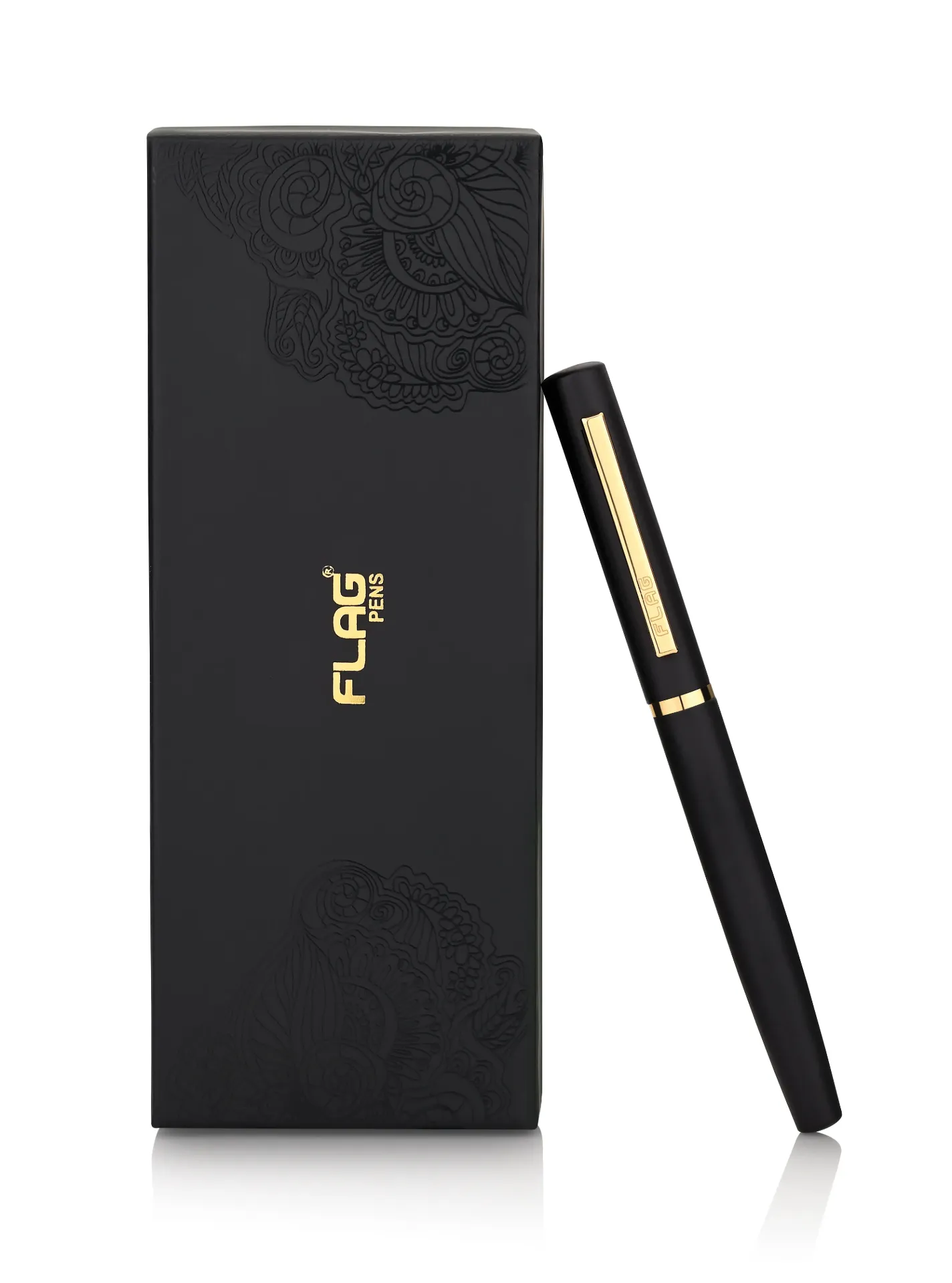 [FP-01] Metal Rollerball Pen- Black+Gold