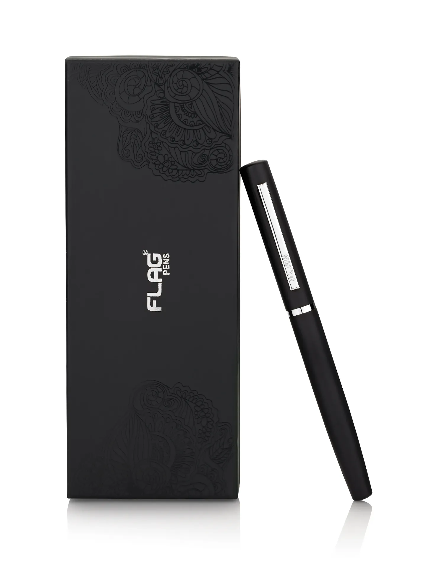 Metal Rollerball Pen- Black+Silver