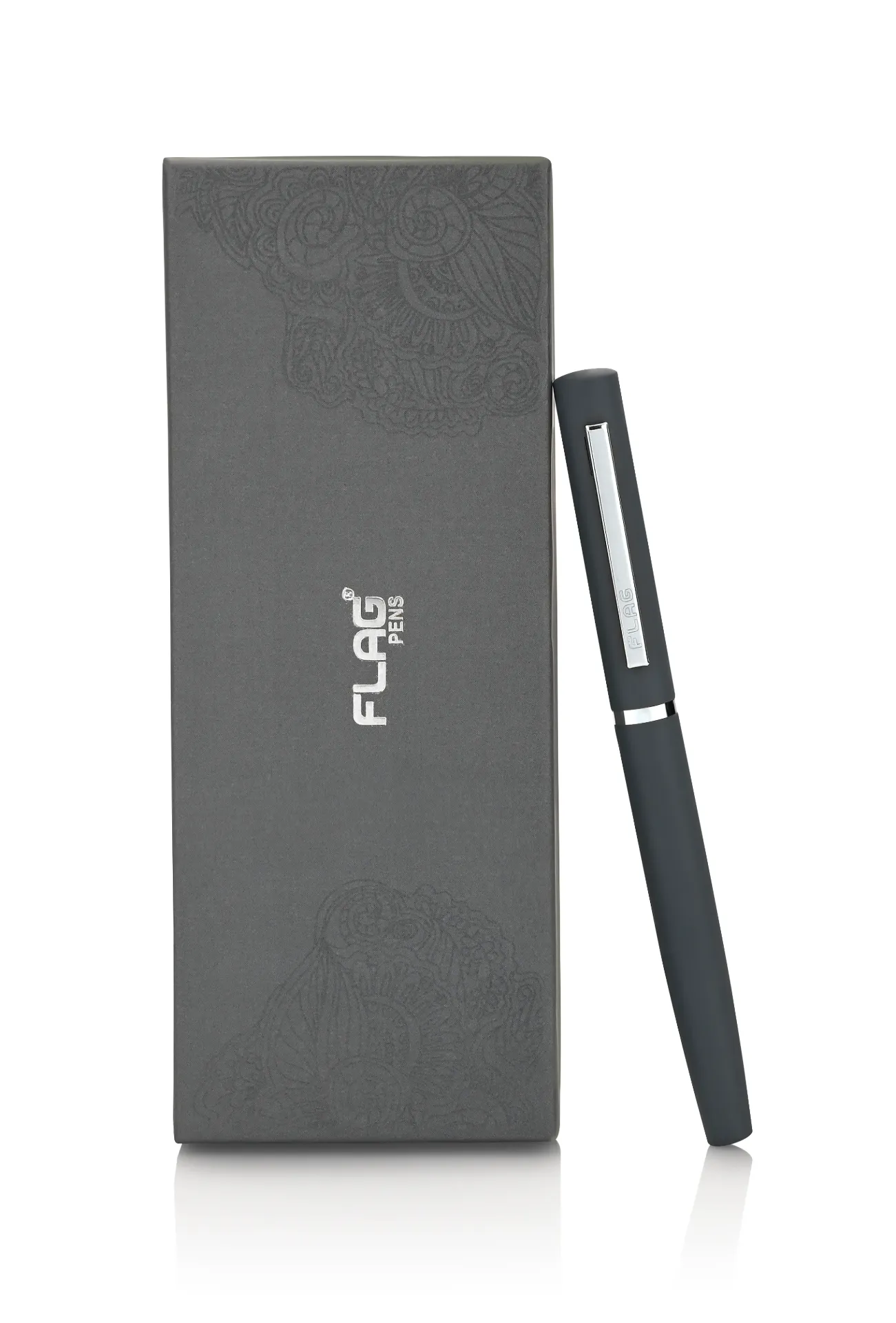 [FP-04] Metal Rollerball Pen- Grey+Silver