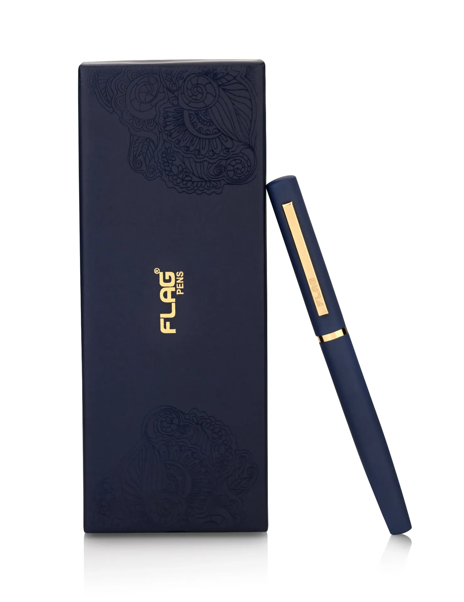 [FP-05] Metal Rollerball Pen- Blue+Gold