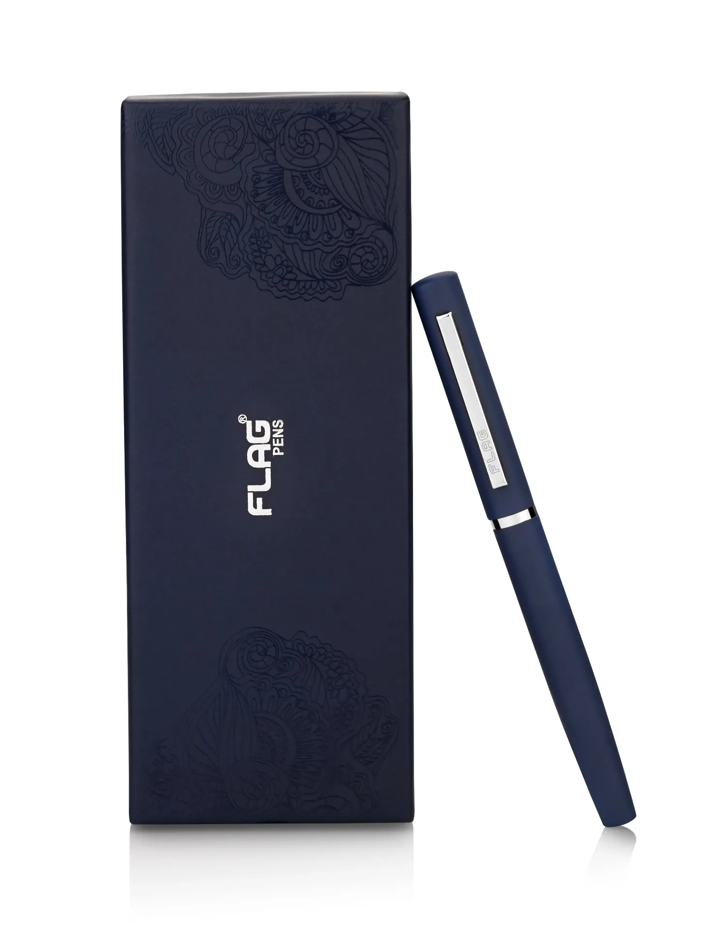 Metal Rollerball Pen- Blue+Silver