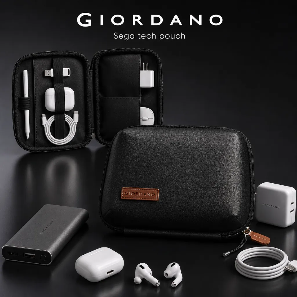 Giordano Sega Tech Pouch_Black