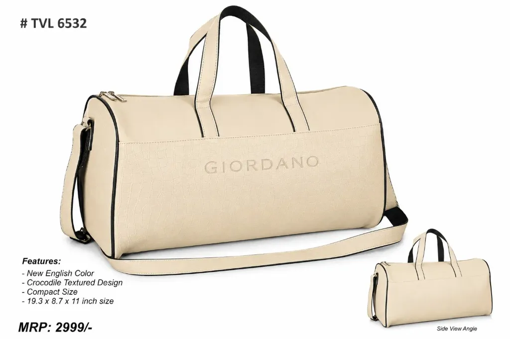 Giordano Eco duffle #6532- Beige