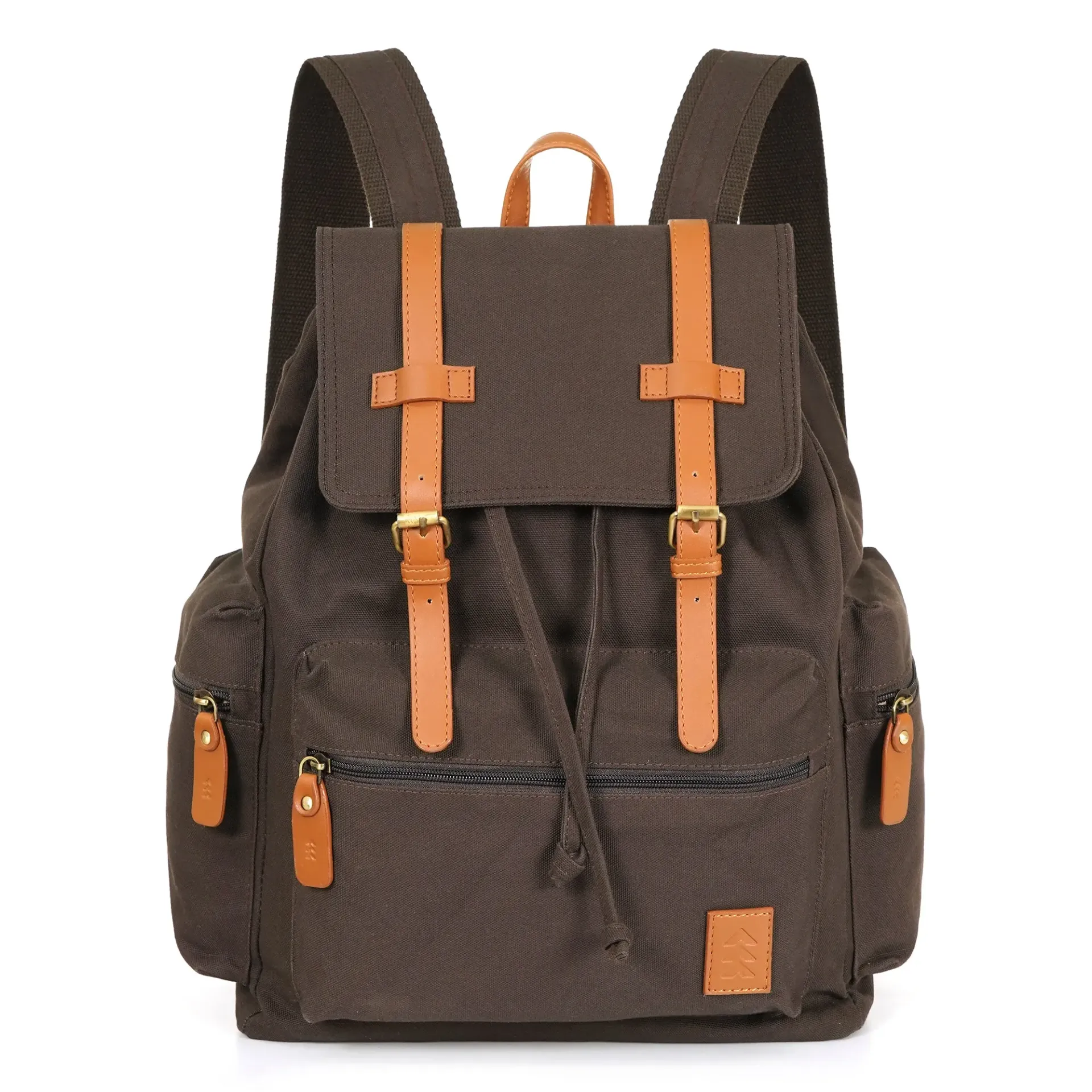 [Oak-02] CANVAS BAG PACK #7596 BRW