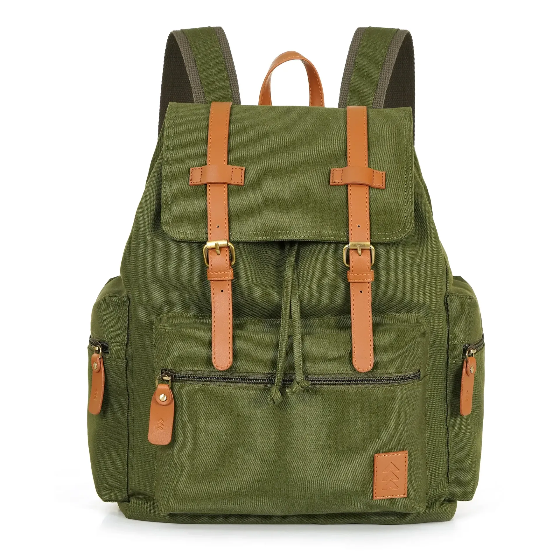 [Oak-03] CANVAS BAG PACK #7596 GRN