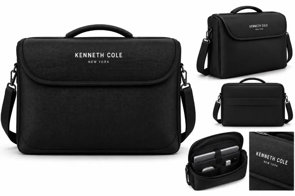 [KC-63] Kenneth Cole Briefcase Matty- Black #6772