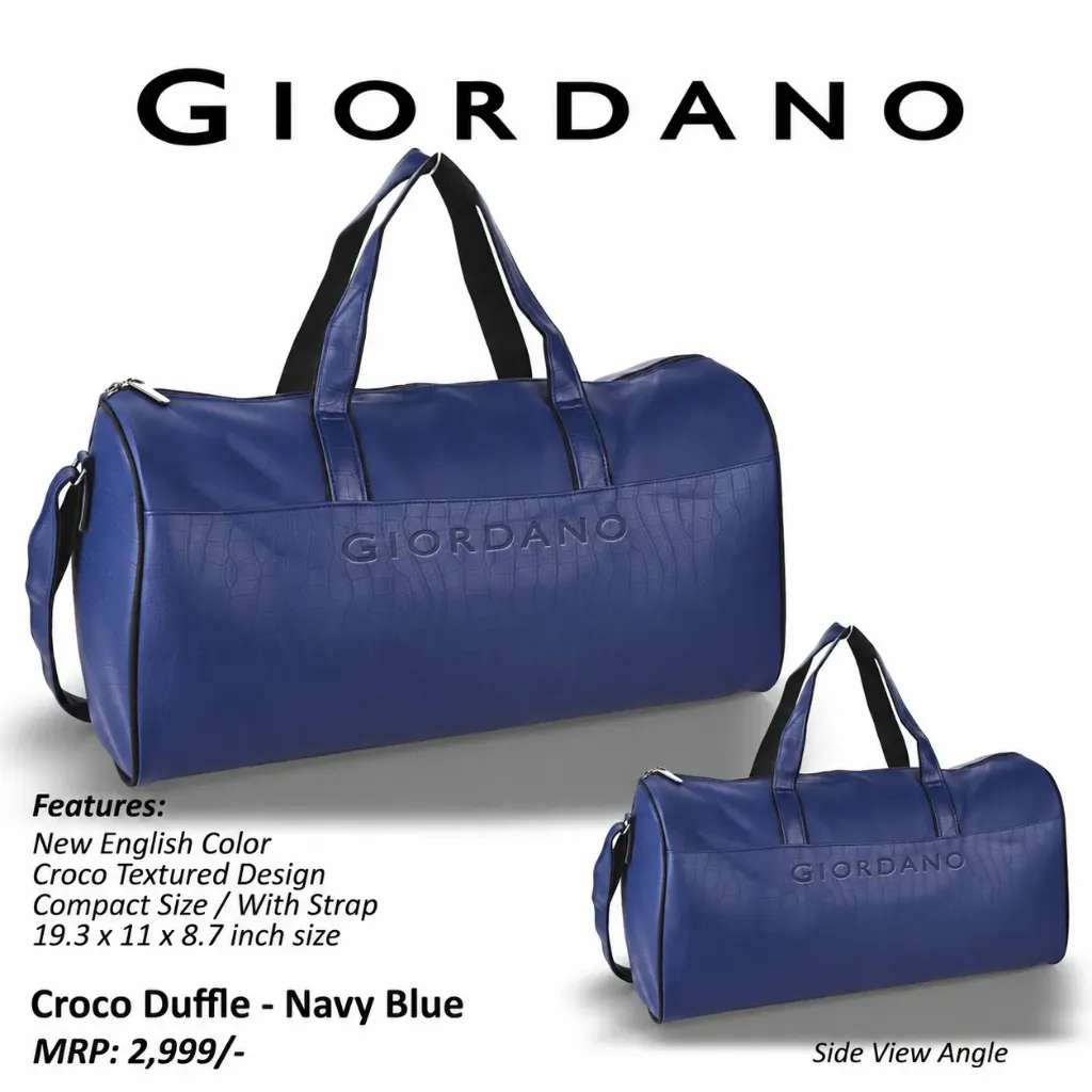 Giordano Eco duffle #6532-N Blue