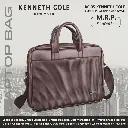 Kenneth Cole Pyramid Laptop Bag- BROWN (#60448)
