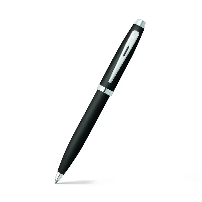 PEN SHEAFFER 100 E9317 MATTE BLACK WITH CHROME TRIM