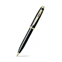 WP08092(PEN SHEAFFER 100 E9322 GLOSSBLACK WITH GOLD TONE TRI