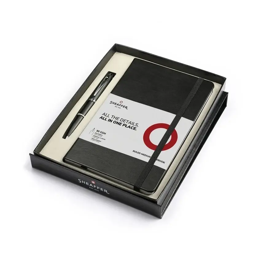 [WP34086] GIFTSET SHEAFFER 100 G9317 MATTE BLACK WITH CHROME