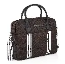 Giordano stripes canvas laptop bag_01_Brown