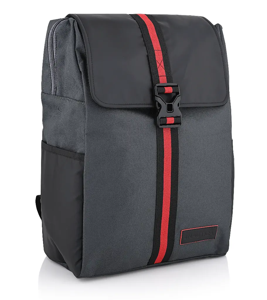 [03 Grey] Nautica Backpack Buckle (#7513)