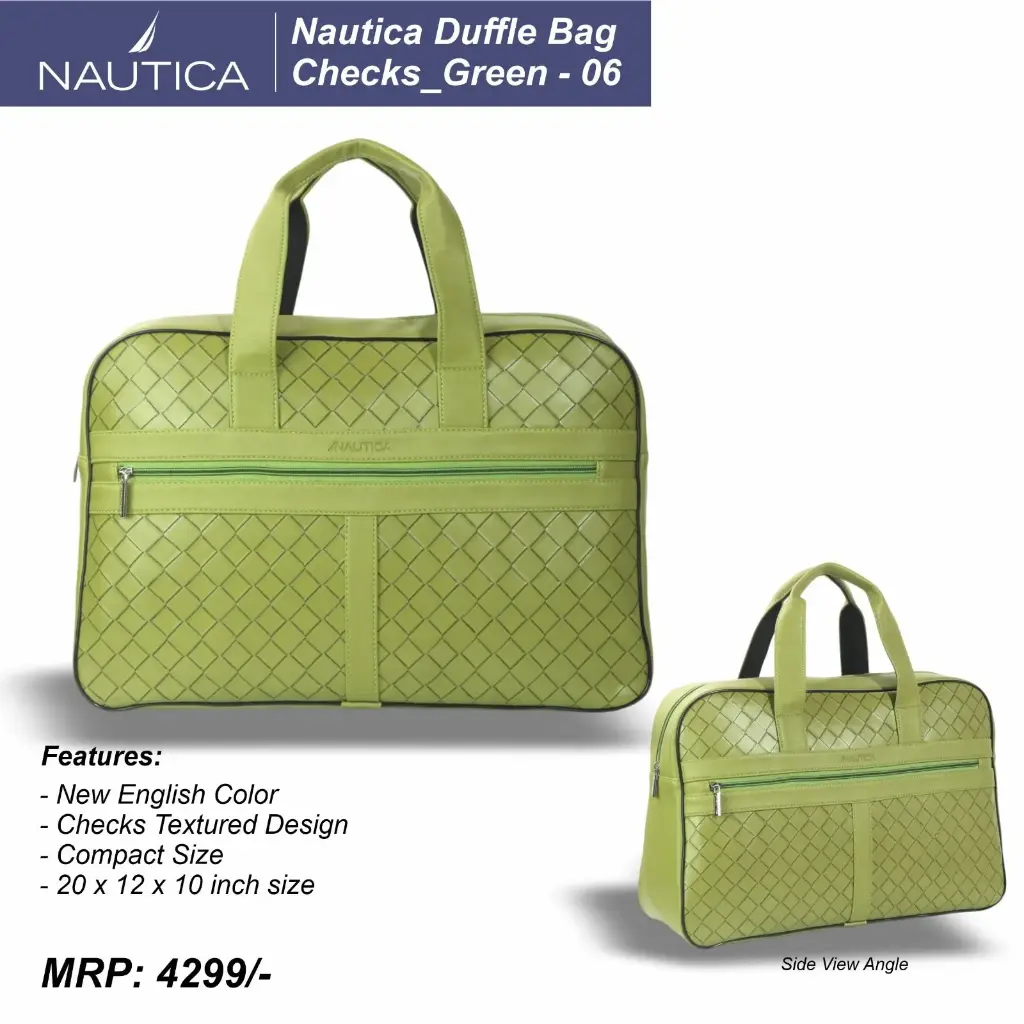 Nautica Duffle Bag / Cheak_Green-06 (NTLB4205GRN #6601)