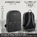 Kenneth Cole Stripe Backpack - Black (#7557)
