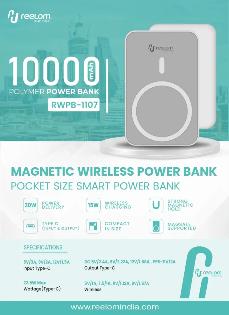 [RWPB-1107] VFGPB0001197 /Reelom Power Bank /VQPDW-389 White