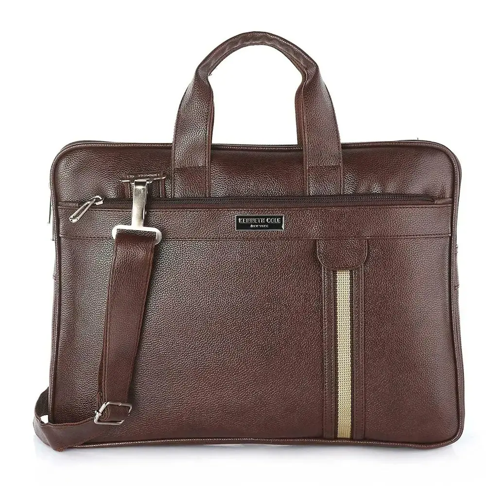 Apollo Laptop Bag- BROWN