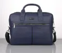 Kenneth Cole Stripe Laptop Bag - Blue (#60472)