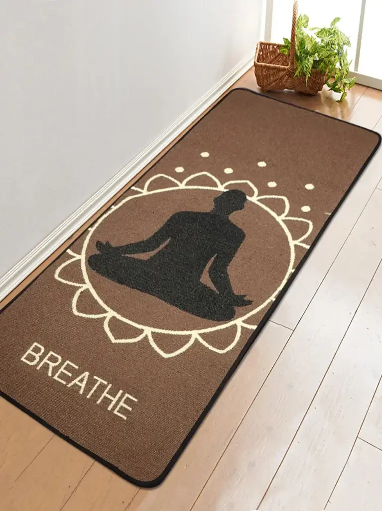 [YOGAMAT (01)] CHAKRA Anti-Slip Yoga Mat SOS-1284 (BROWN)