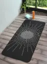 SUN Tapestry Anti Slip Yoga MatSOS-1938(BLACK)