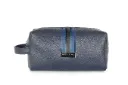 Kenneth Cole Stripe Pouch- Blue