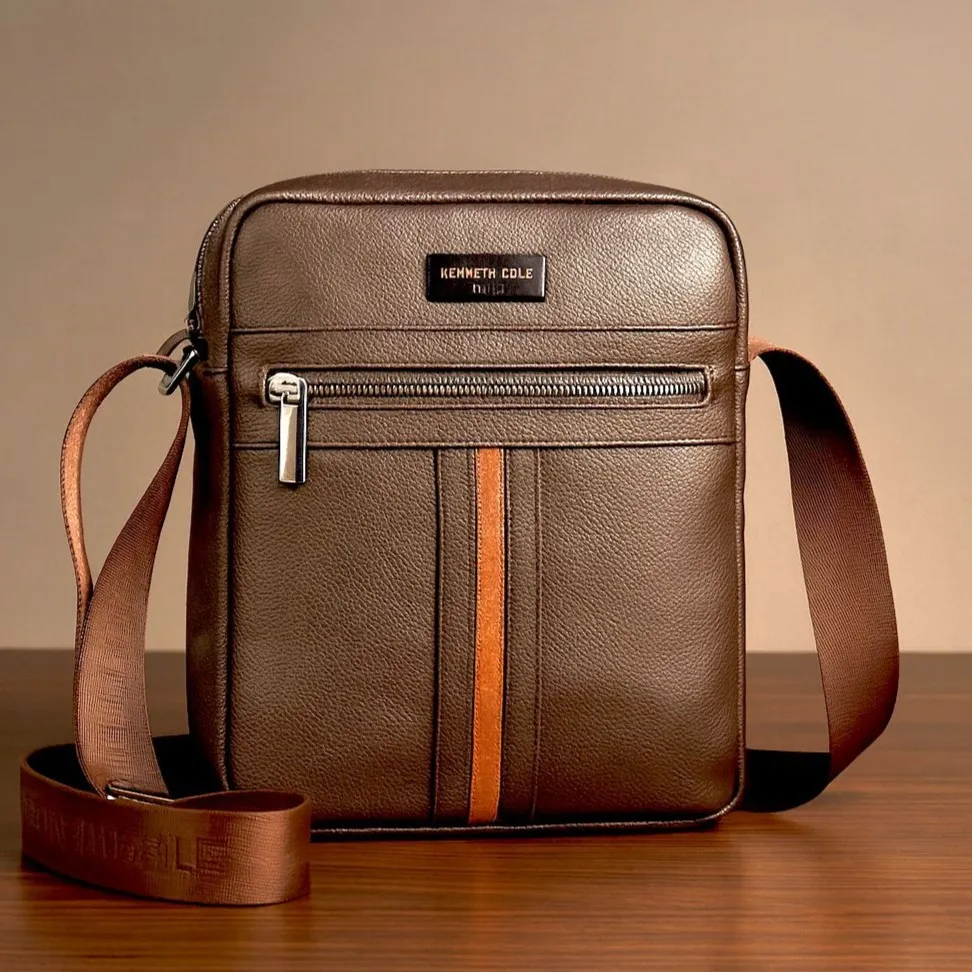 Kenneth Cole Stripe Sling- Brown (#3678)