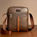 Kenneth Cole Stripe Sling- Brown (#3678)