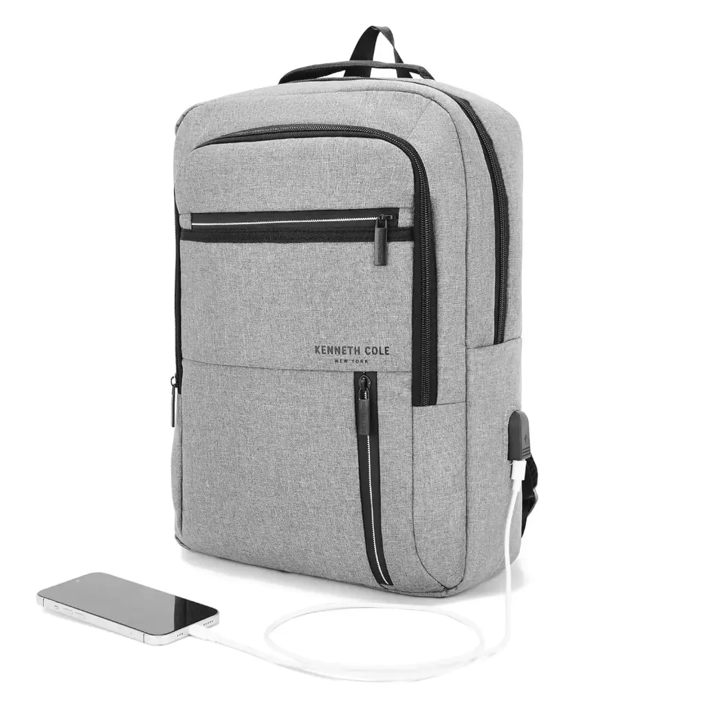 [KC-32] Kennenth Cole Bag Pack Rufty (Grey)