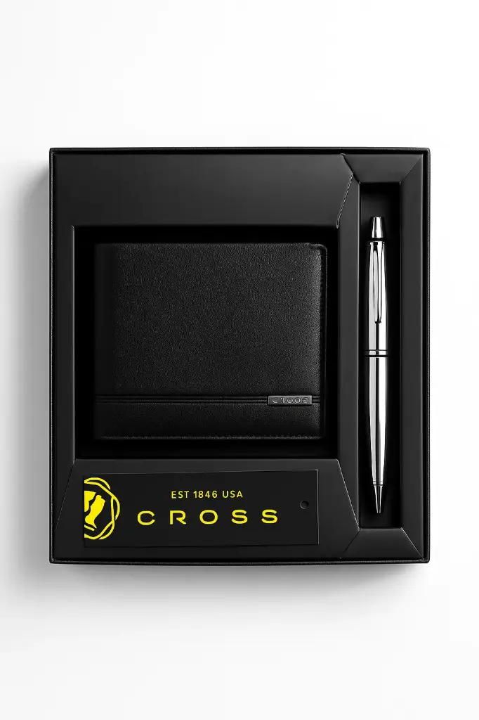 [AC018121-1] CLASSIC CENTURY SLIM WALLET - BLACK