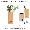 RE1013 Remaxx pen stand flower vase with digital clock