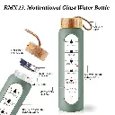 RE1049 Motivational Glass Water Bottle