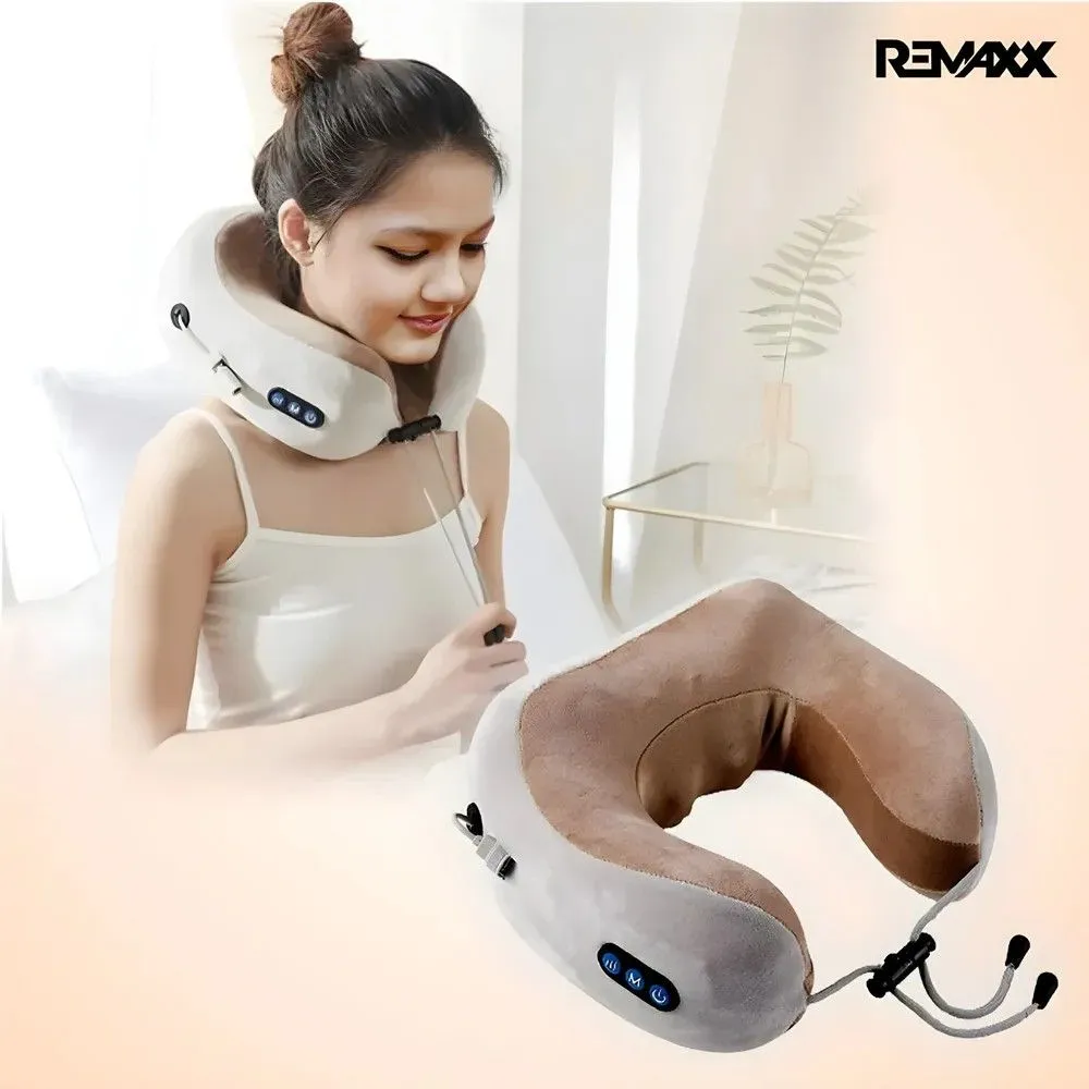 RE1033 REMAXX RECHARGEABLE NECK MASSAGER PILLOW (5%)